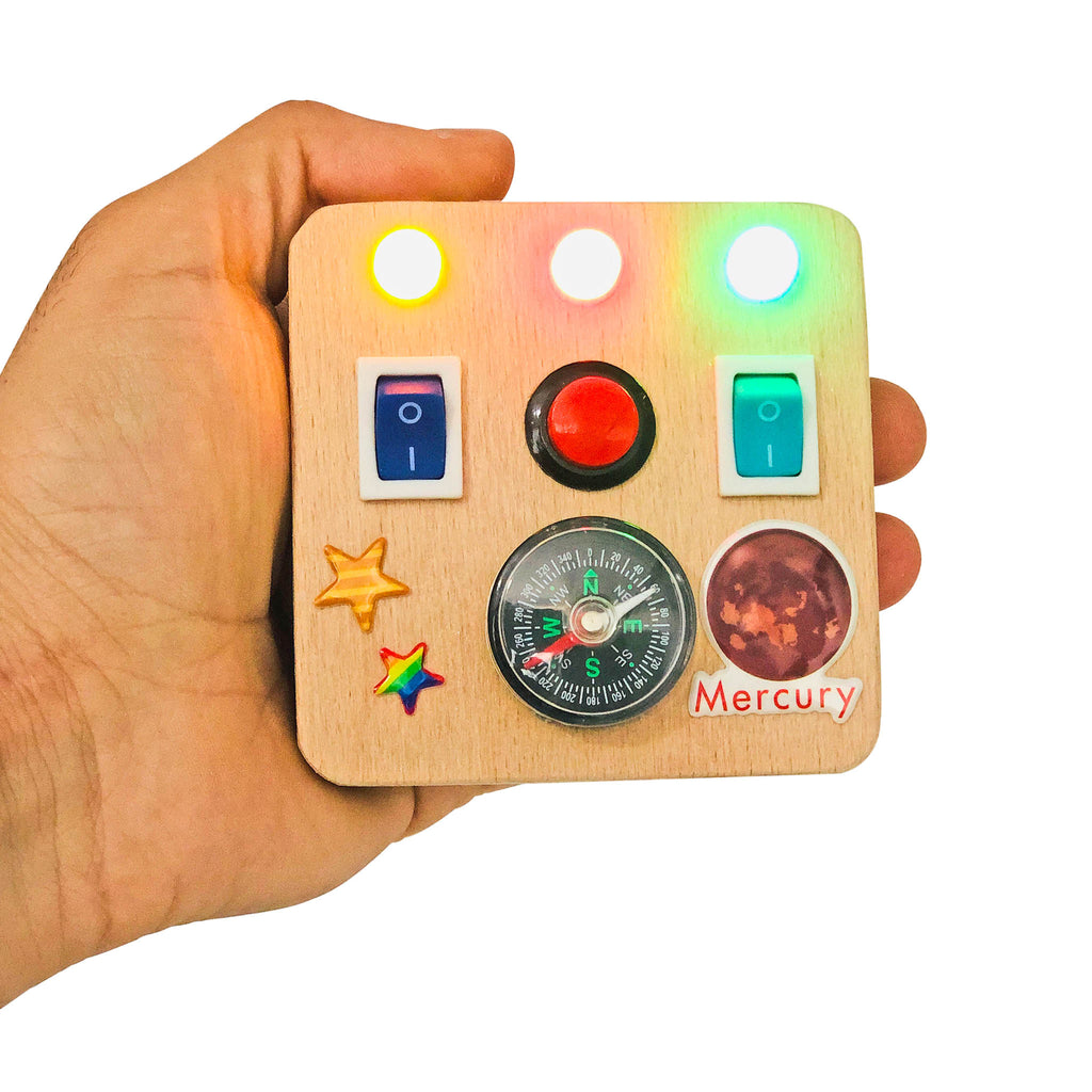 Mini Montessori Baby Toy Travel Busy board for toddler