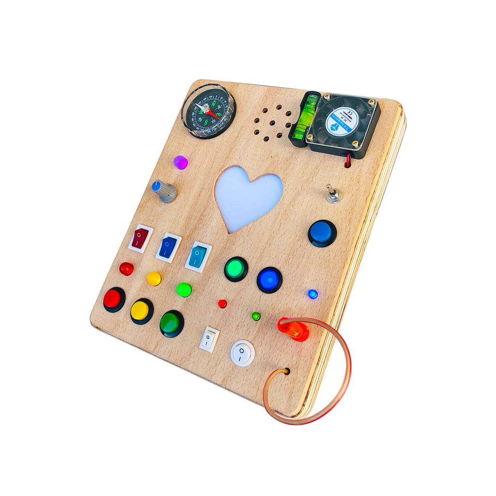 Heartsy Montessori Board for Toddlers with Sound Effects and “You are  my Sunshine” Melody