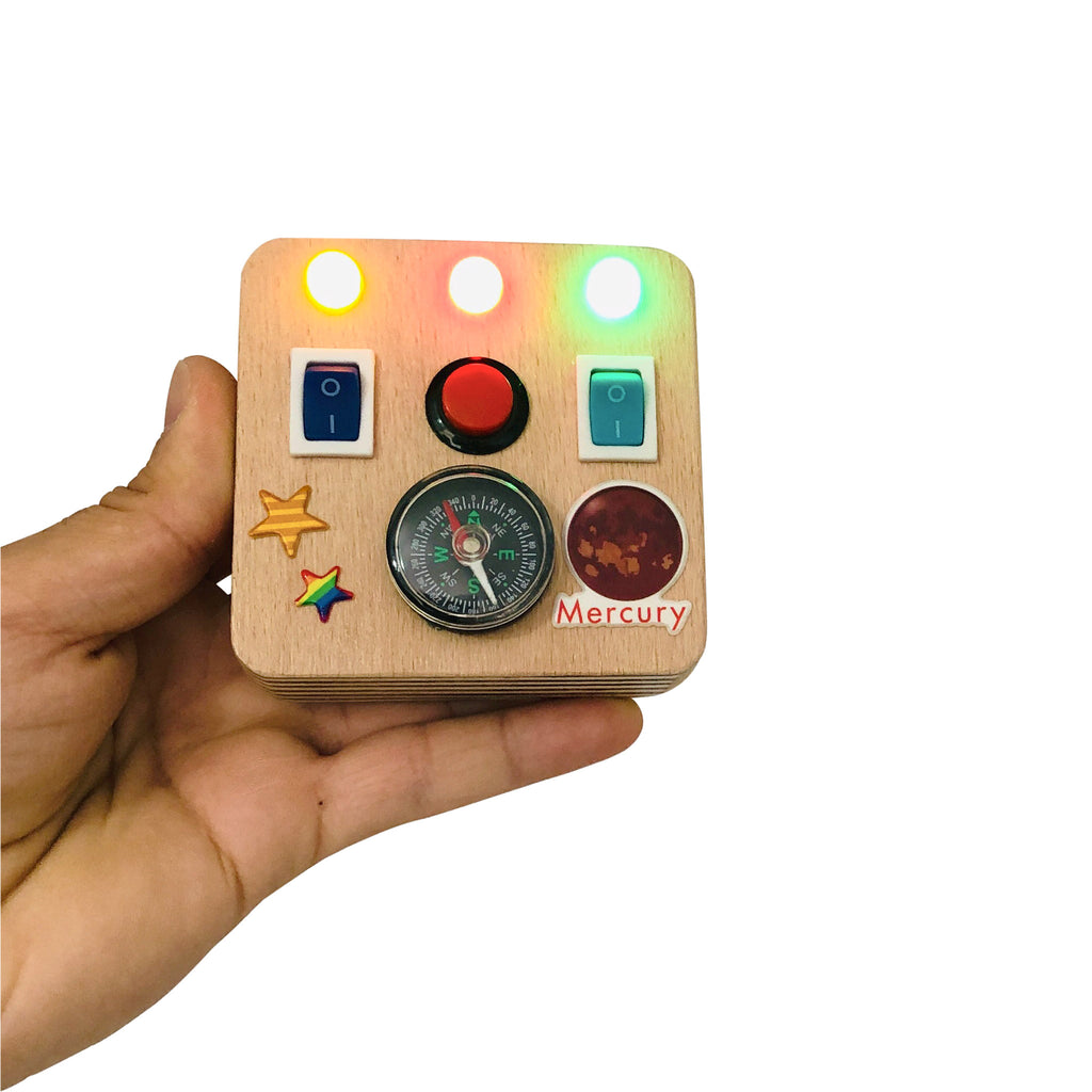 Mini Montessori Baby Toy Travel Busy board for toddler