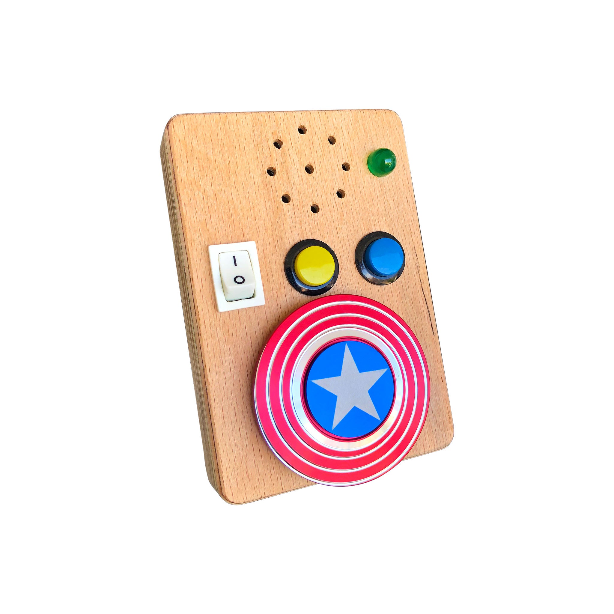 Handmade Wooden Jukebox: Toddler Music Player with 100 Kids Songs | Gift for Christmas