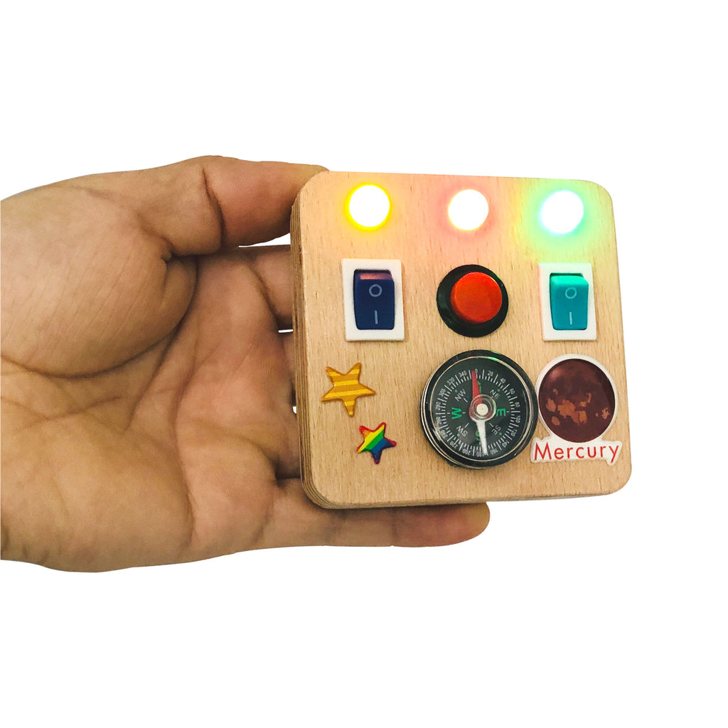 Mini Montessori Baby Toy Travel Busy board for toddler