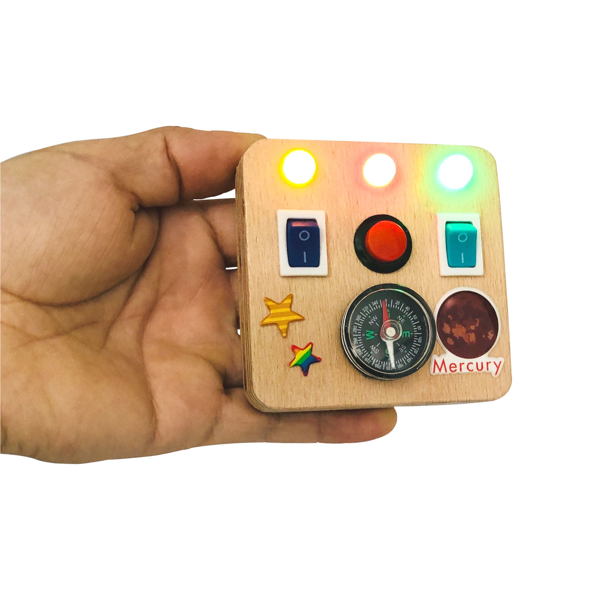 Mini Montessori Baby Toy Travel Busy board for toddler