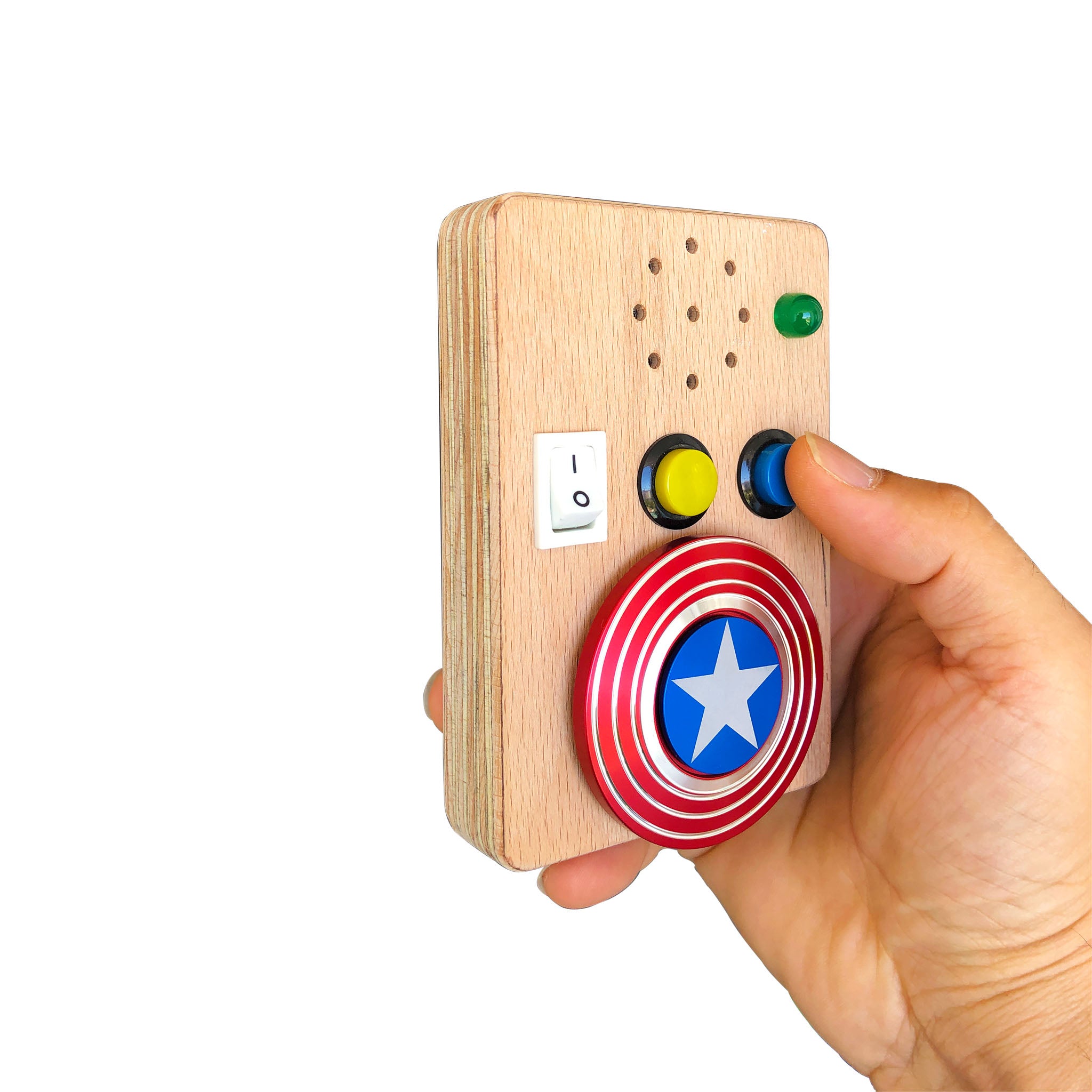Handmade Wooden Jukebox: Toddler Music Player with 100 Kids Songs | Gift for Christmas