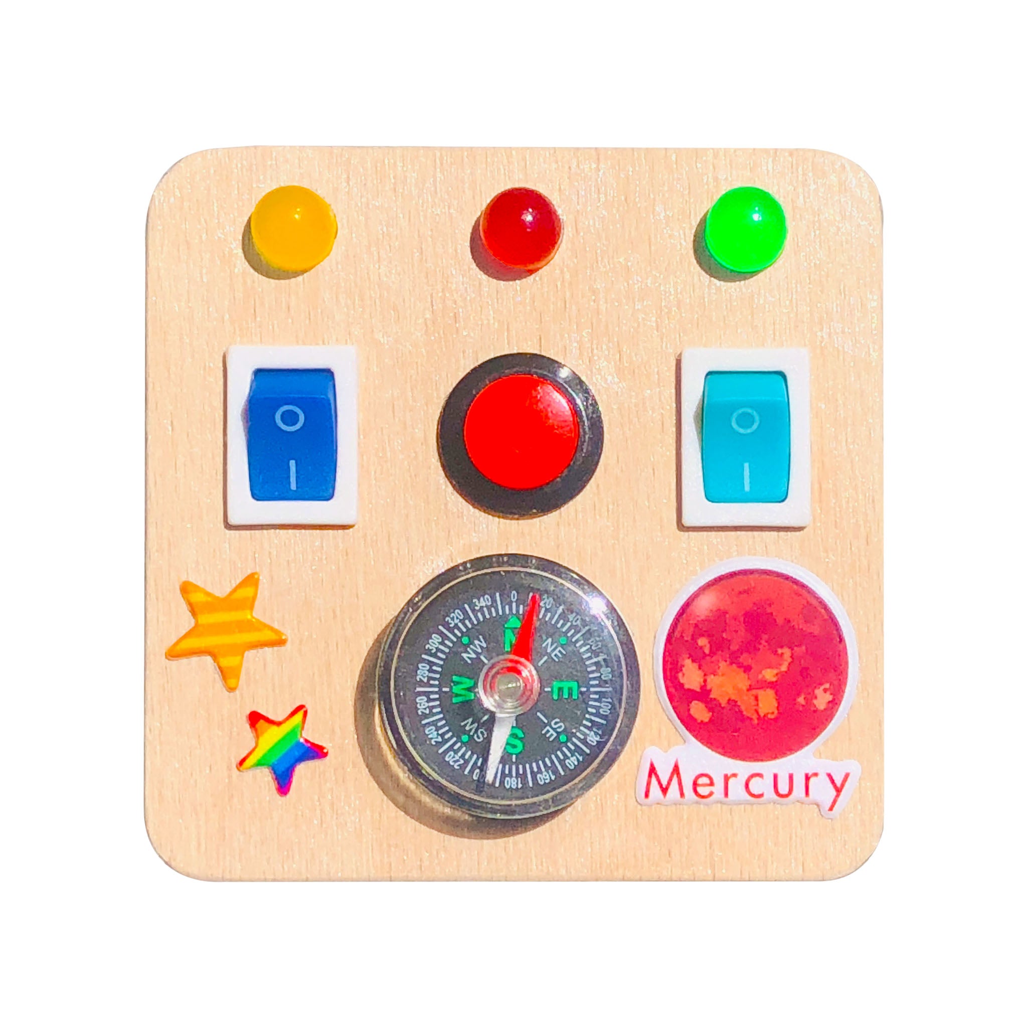 Mini Montessori Baby Toy Travel Busy board for toddler
