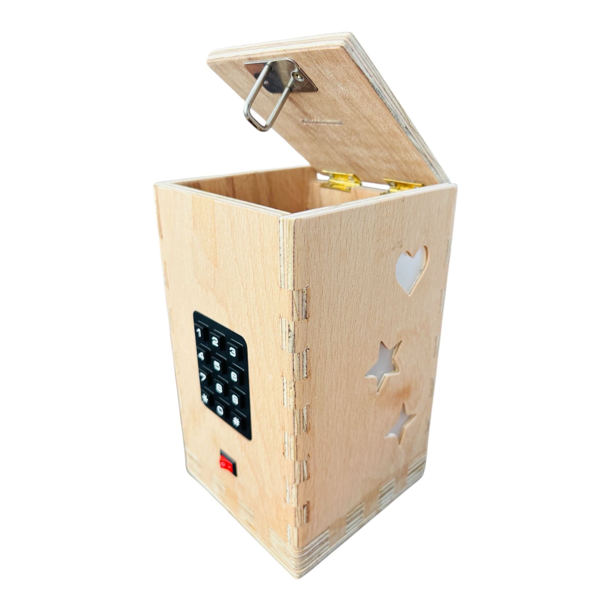 Handmade Wooden Piggy Bank for Children || Password Protected Money Safe