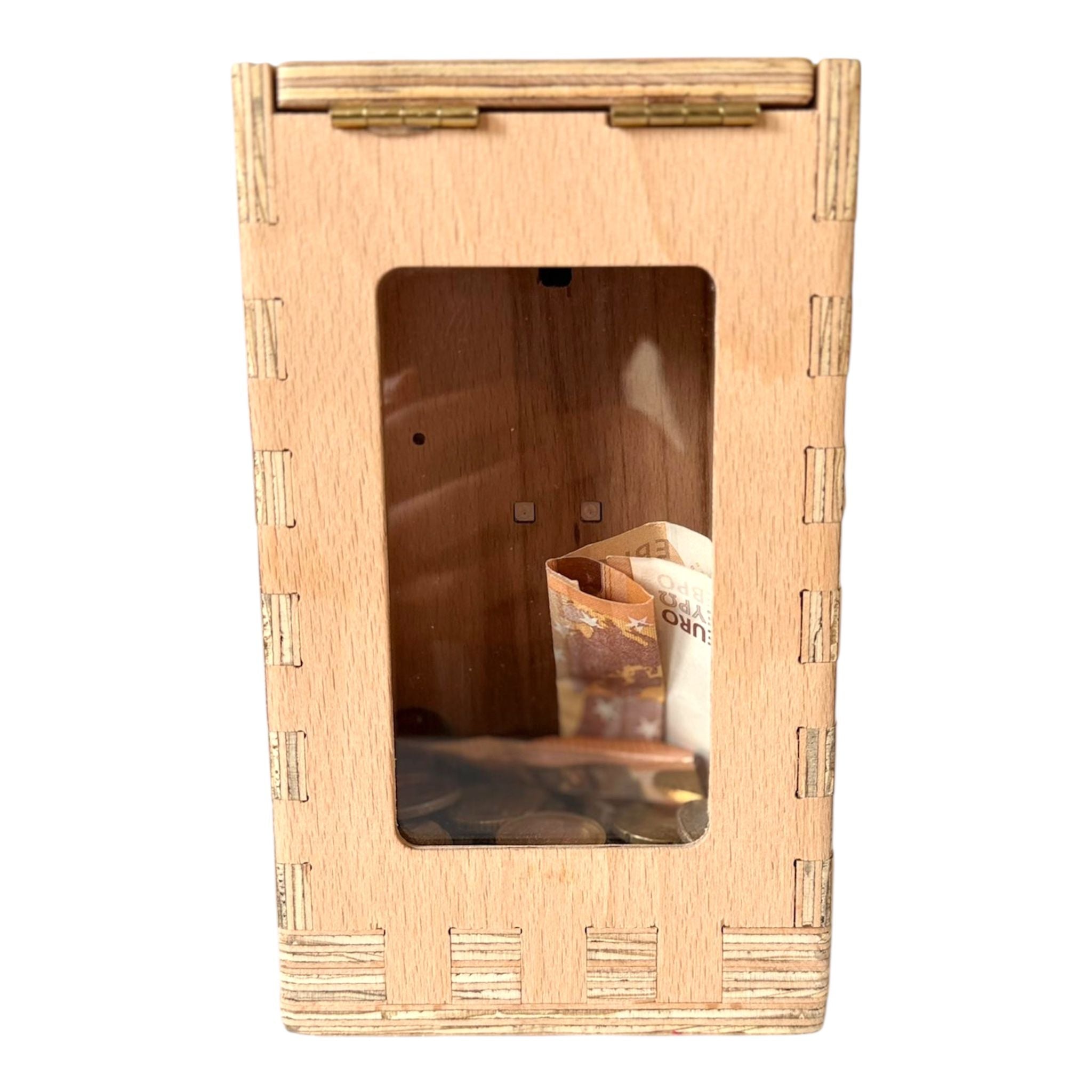 Handmade Wooden Piggy Bank for Children || Password Protected Money Safe