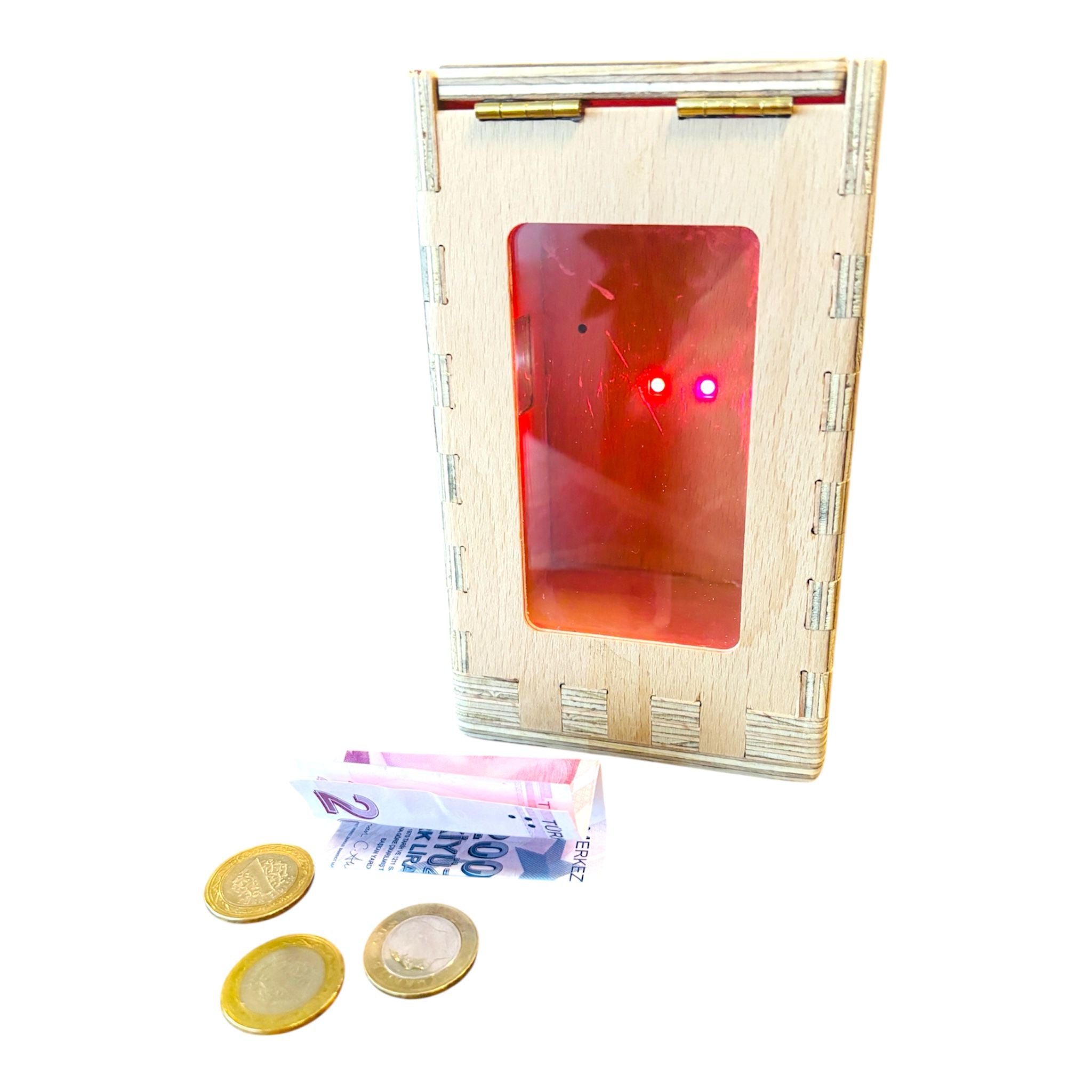 Handmade Wooden Piggy Bank for Children || Password Protected Money Safe