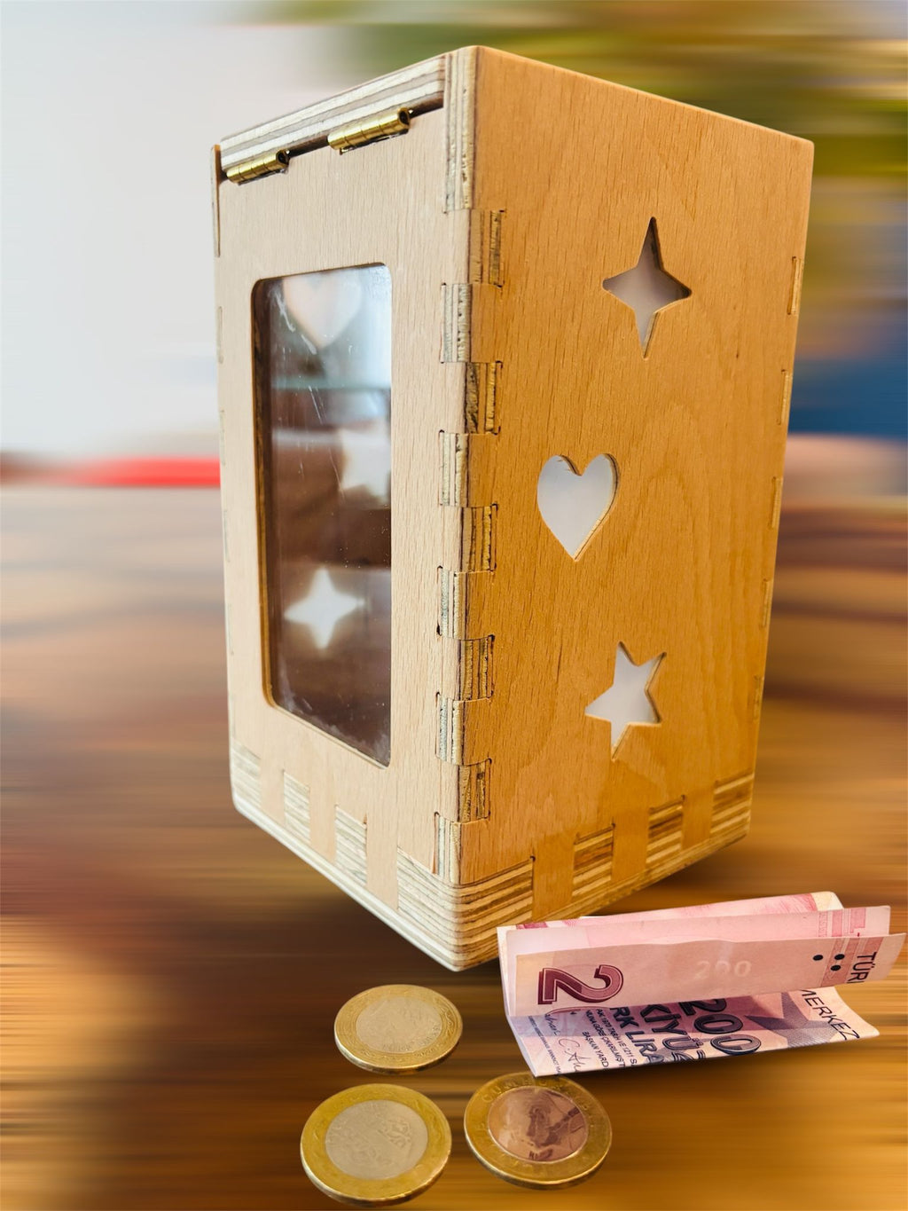 Handmade Wooden Piggy Bank for Children || Password Protected Money Safe