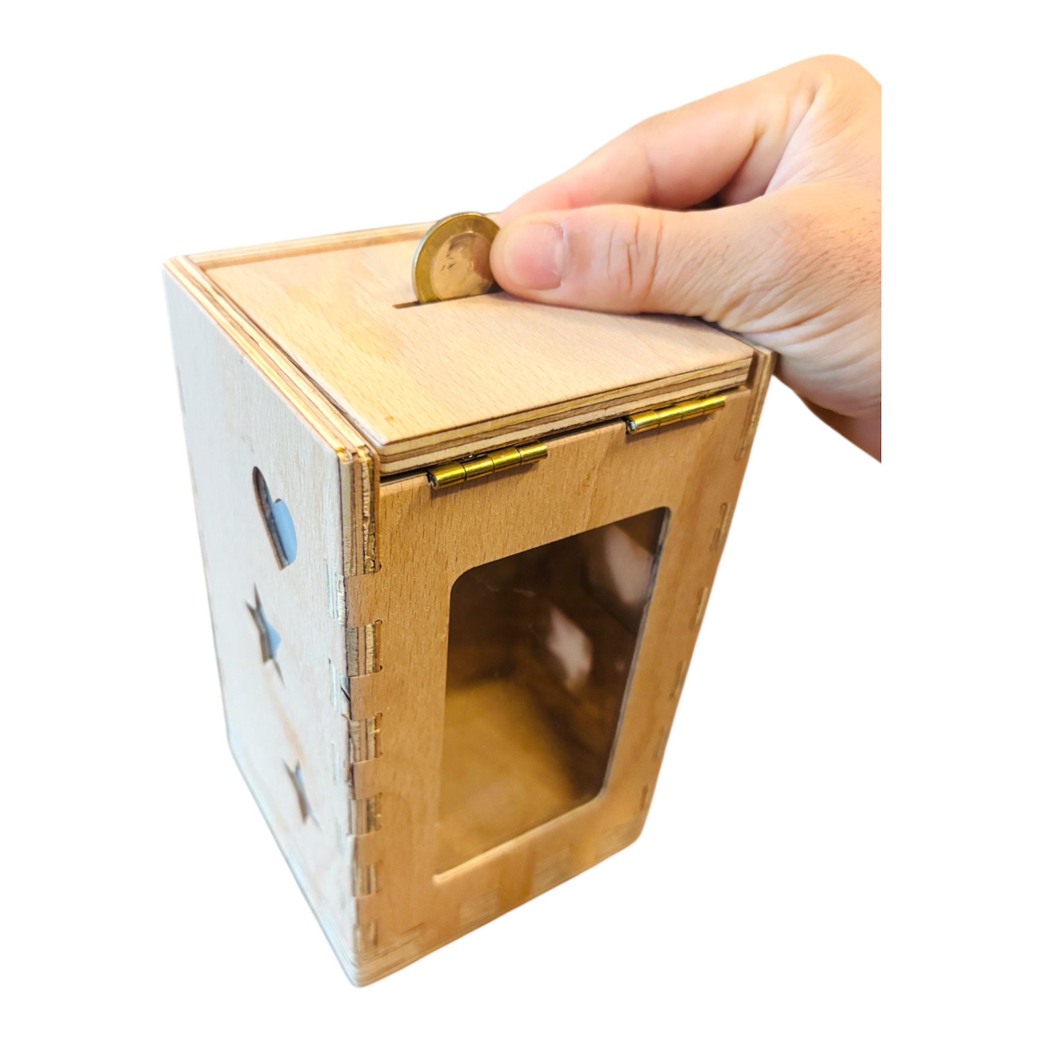 Handmade Wooden Piggy Bank for Children || Password Protected Money Safe