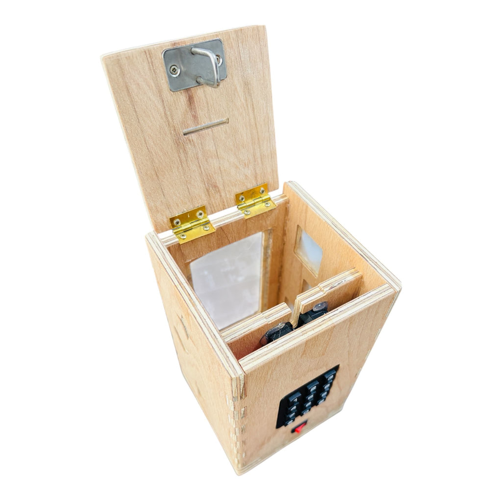 Handmade Wooden Piggy Bank for Children || Password Protected Money Safe