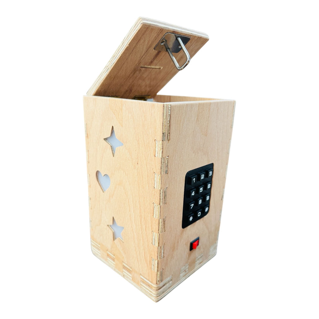 Handmade Wooden Piggy Bank for Children || Password Protected Money Safe