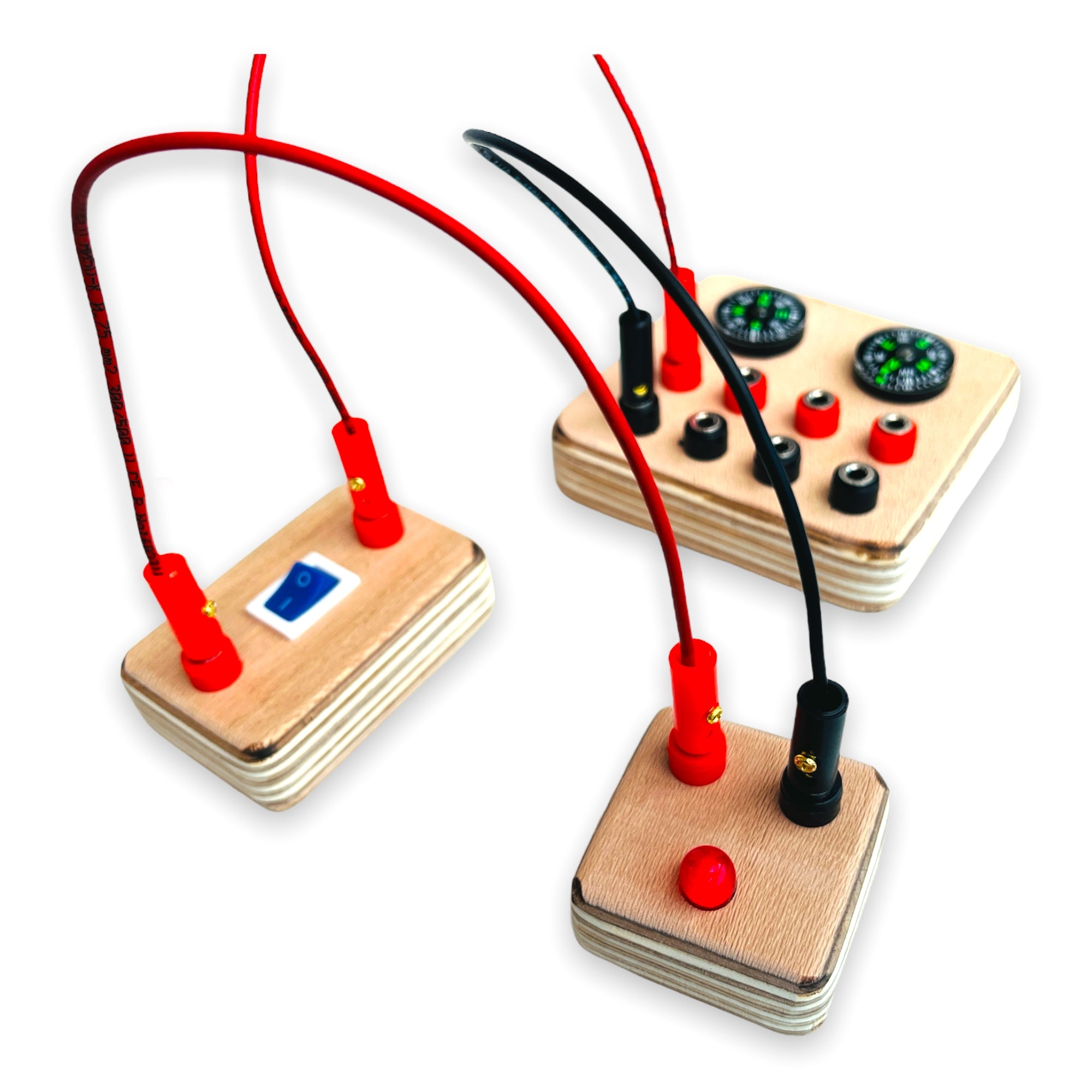 Handmade Wooden Circuit Board: STEM Educational Toy