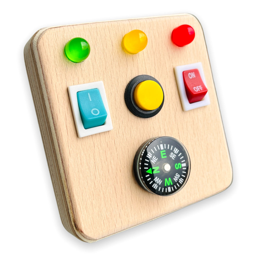 Mini Montessori Baby Toy Travel Busy board for toddler