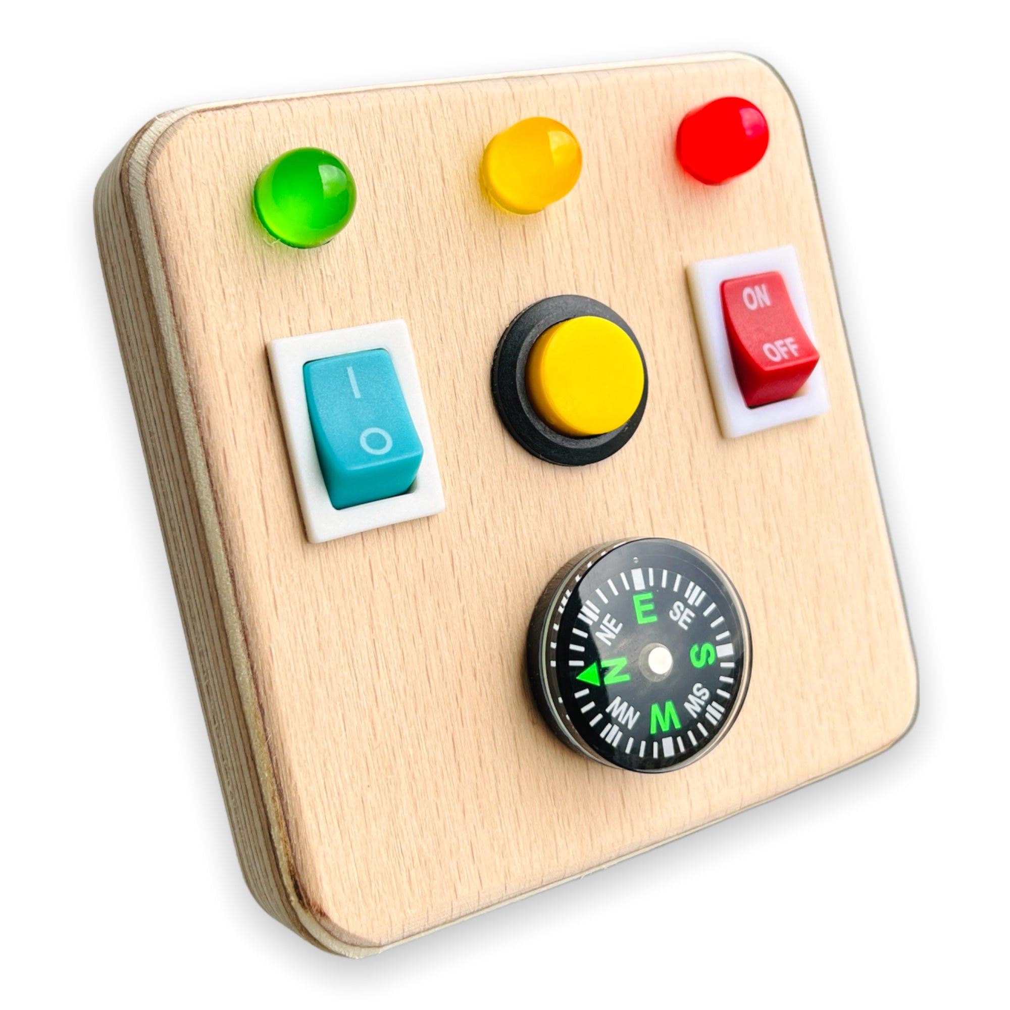 Mini Montessori Baby Toy Travel Busy board for toddler