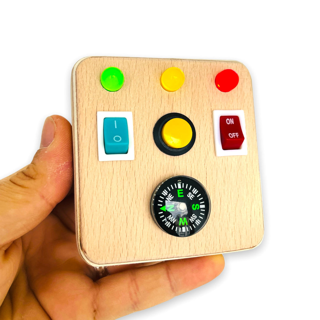 Mini Montessori Baby Toy Travel Busy board for toddler