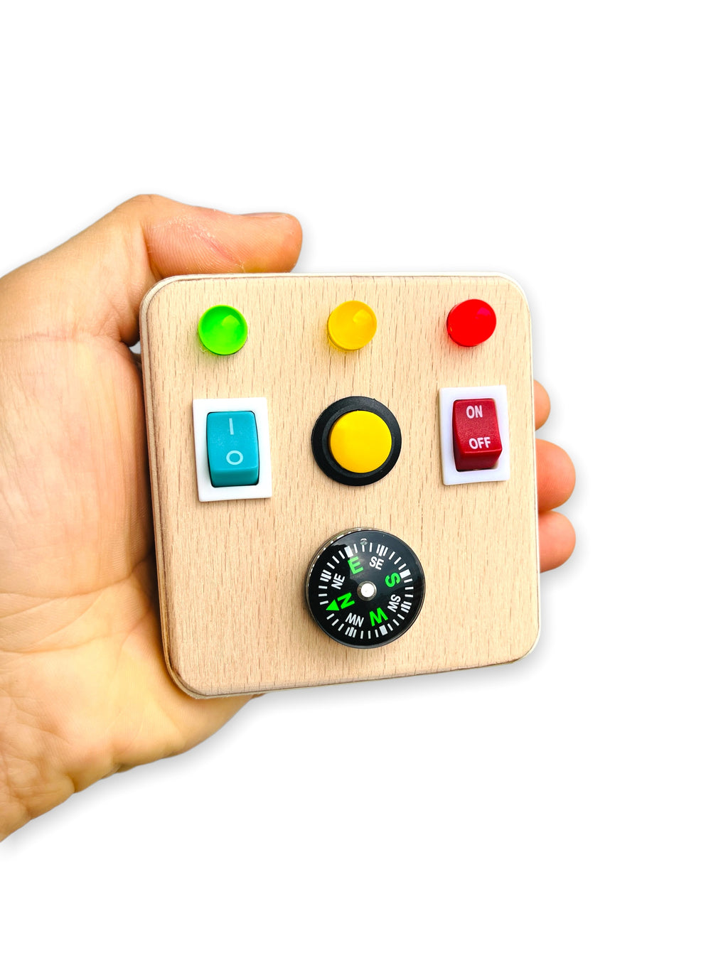 Mini Montessori Baby Toy Travel Busy board for toddler