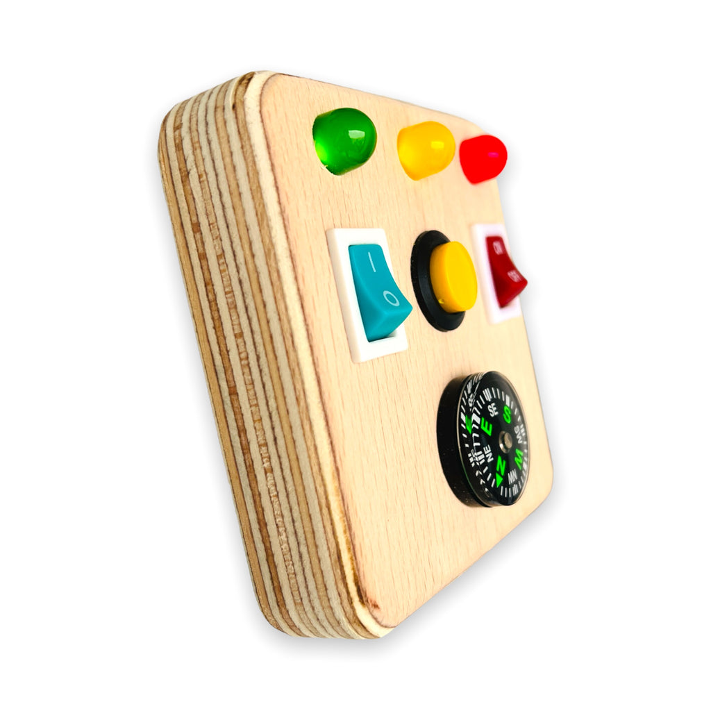 Mini Montessori Baby Toy Travel Busy board for toddler