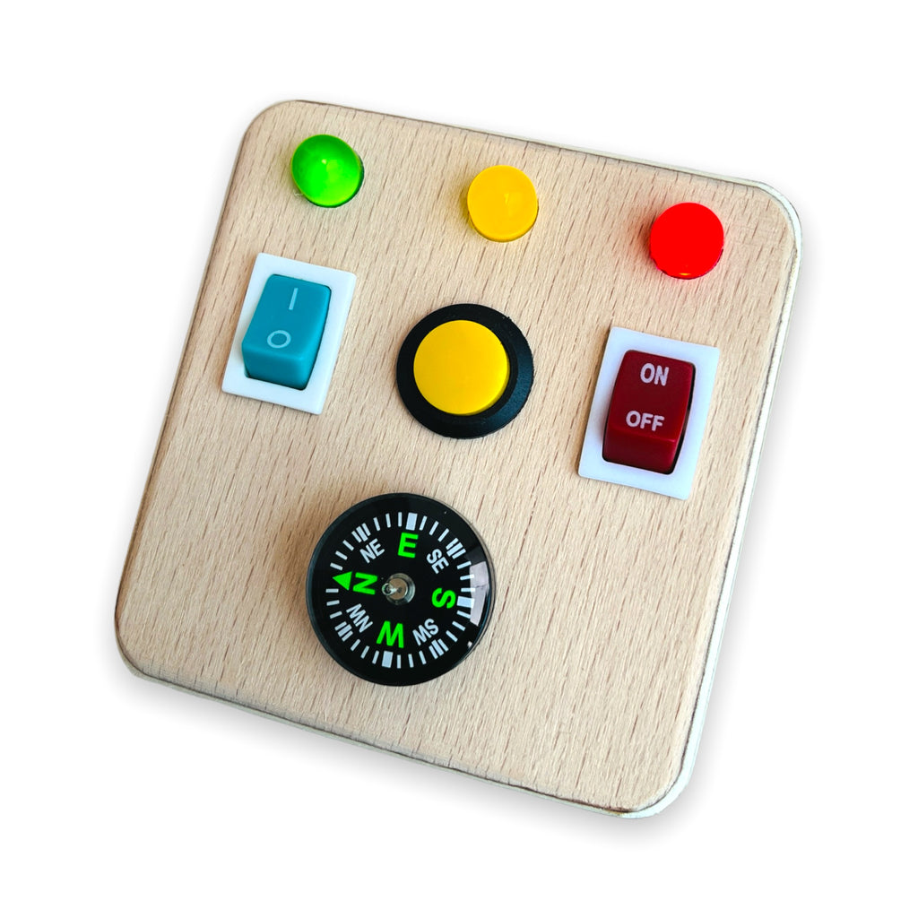 Mini Montessori Baby Toy Travel Busy board for toddler