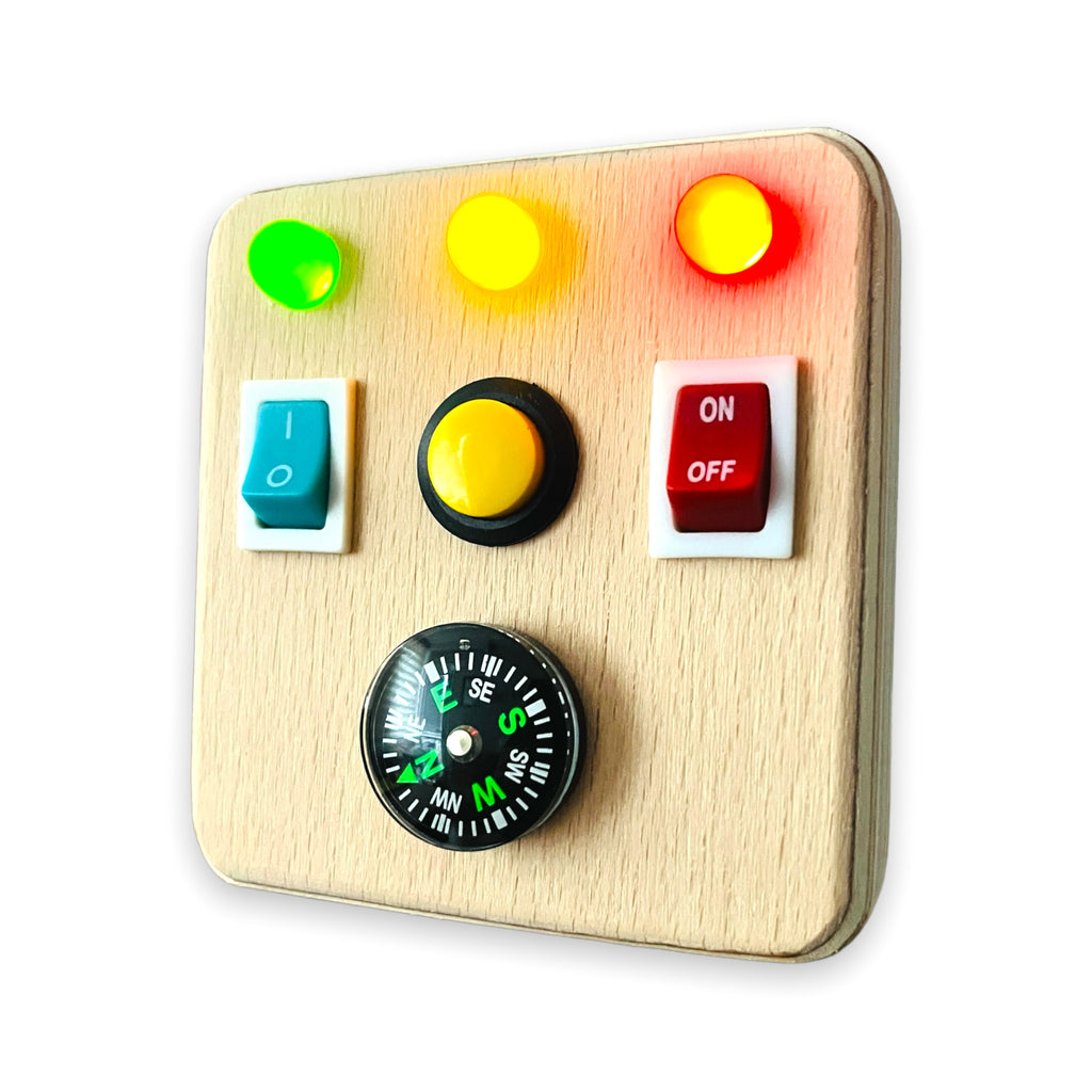 Mini Montessori Baby Toy Travel Busy board for toddler