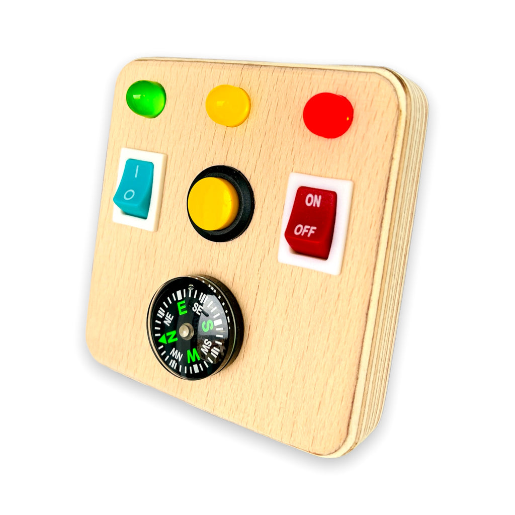 Mini Montessori Baby Toy Travel Busy board for toddler