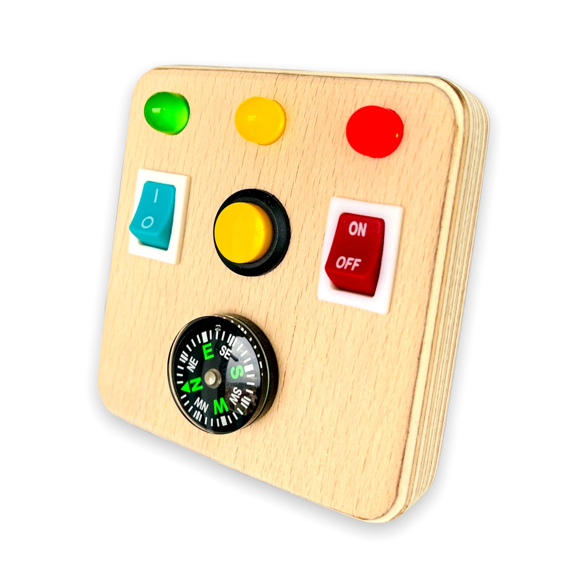 Mini Montessori Baby Toy Travel Busy board for toddler