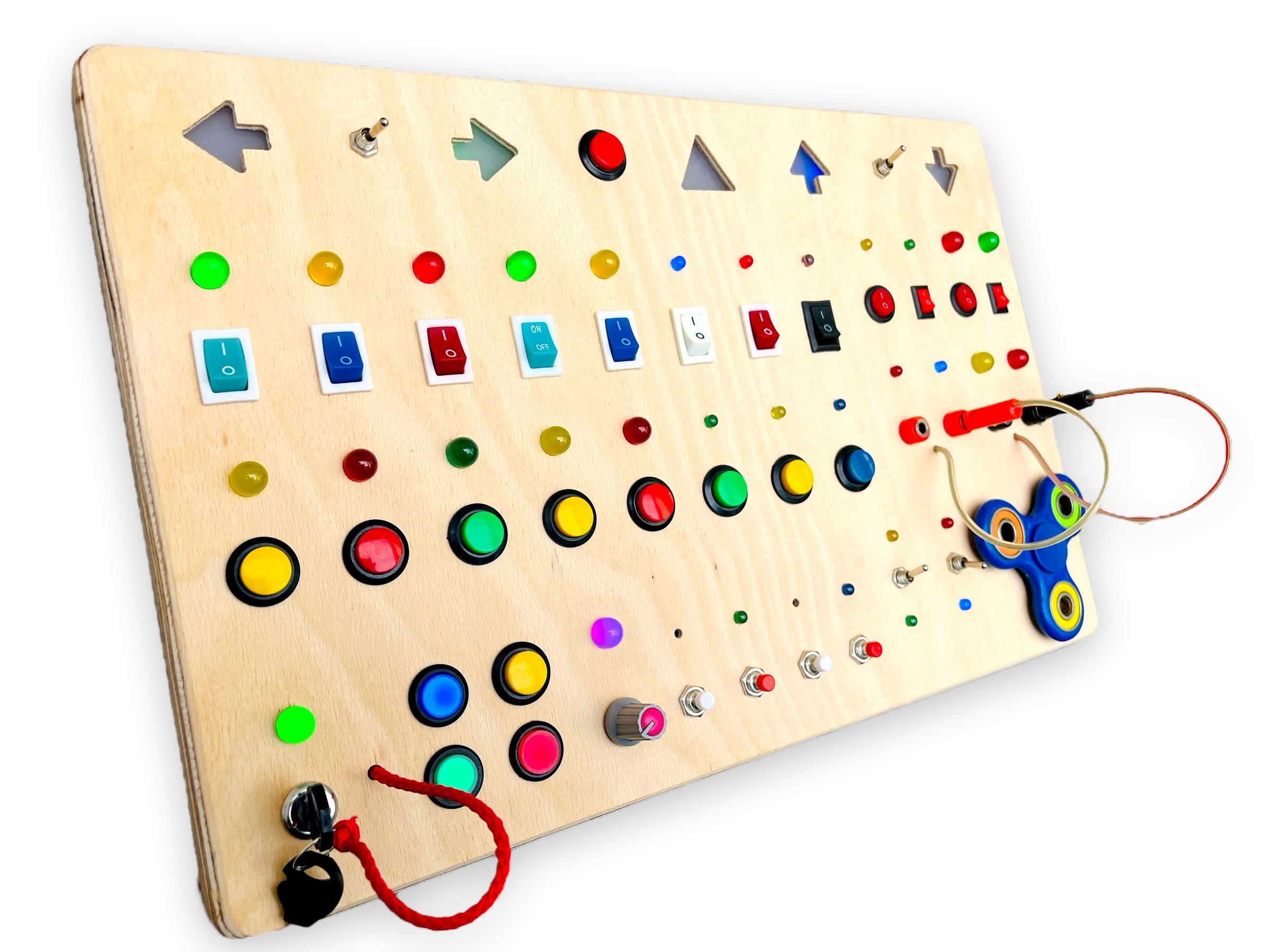 Mega Montessori Baby Toy Wooden Wall Busy Board for Toddlers