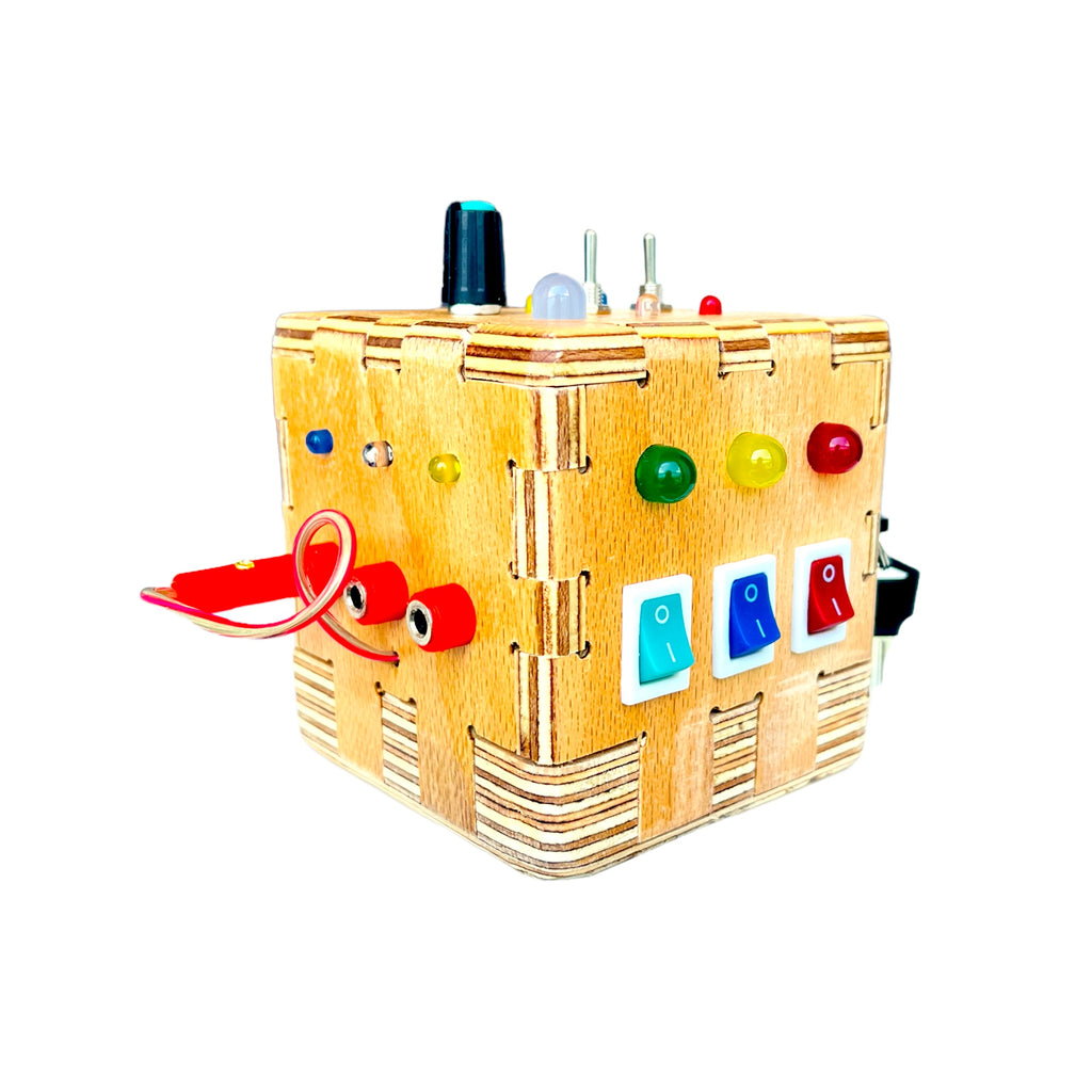 Cube  Handmade Sensory Busy Board