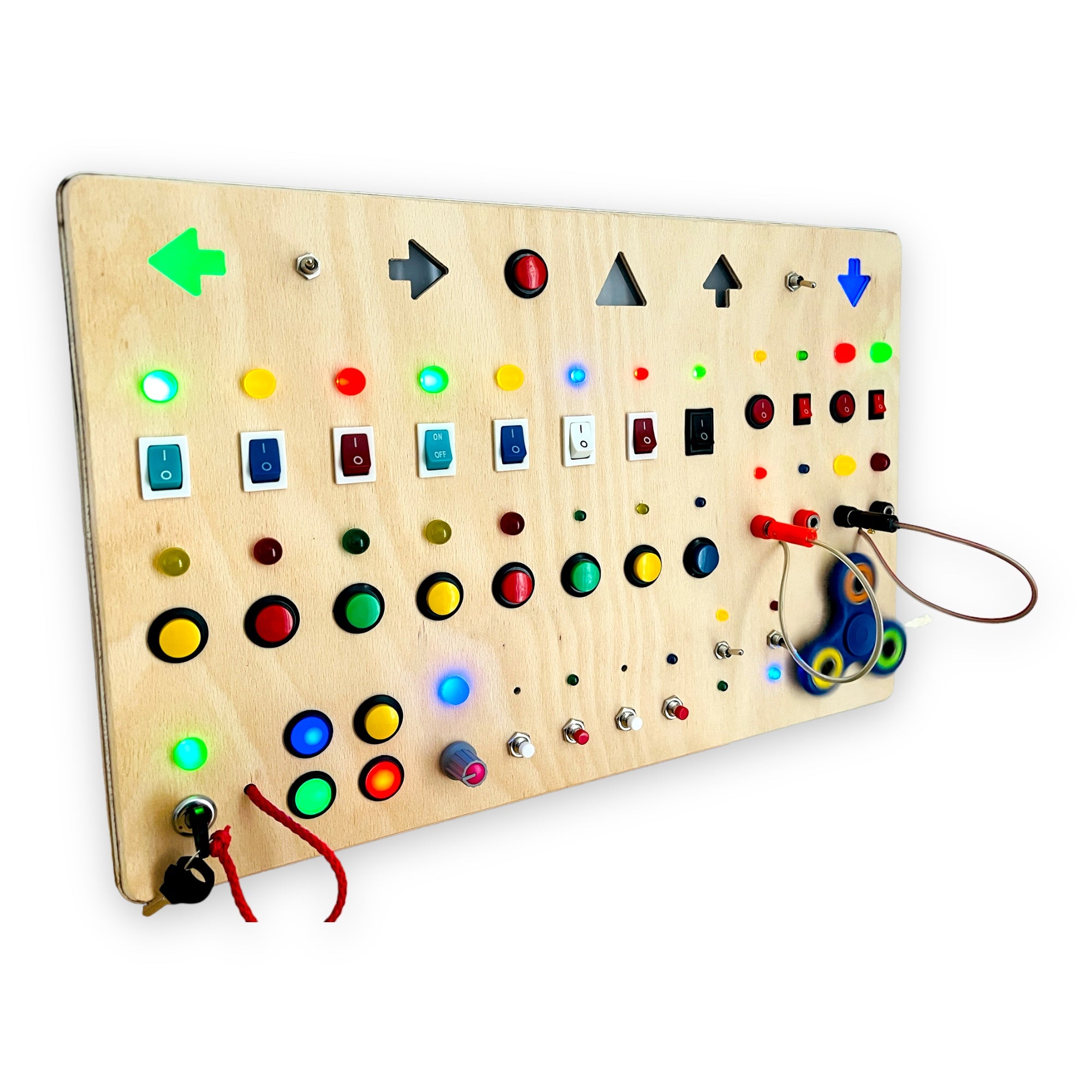 Mega Montessori Baby Toy Wooden Wall Busy Board for Toddlers