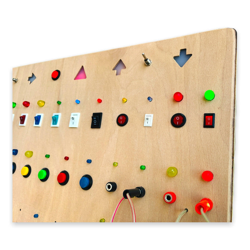 Mega Montessori Baby Toy Wooden Wall Busy Board for Toddlers