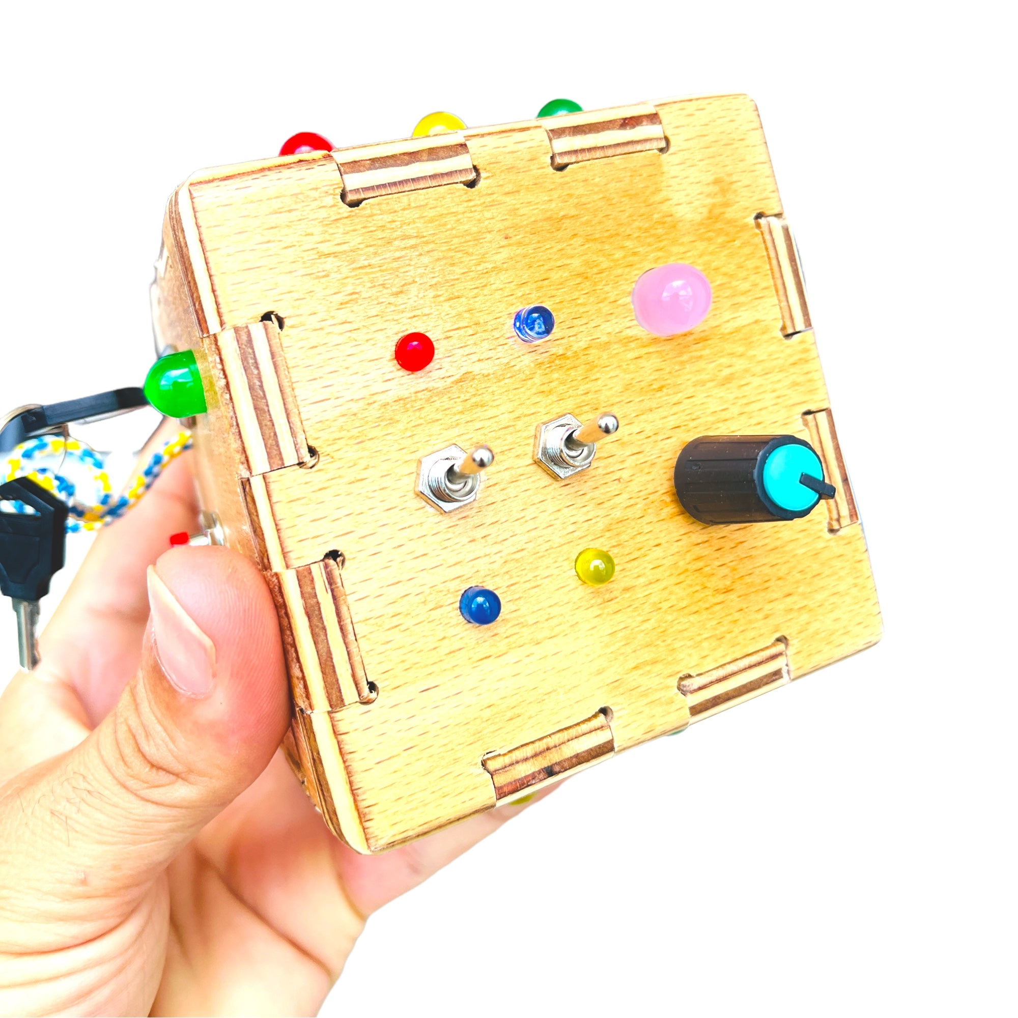 Cube  Handmade Sensory Busy Board