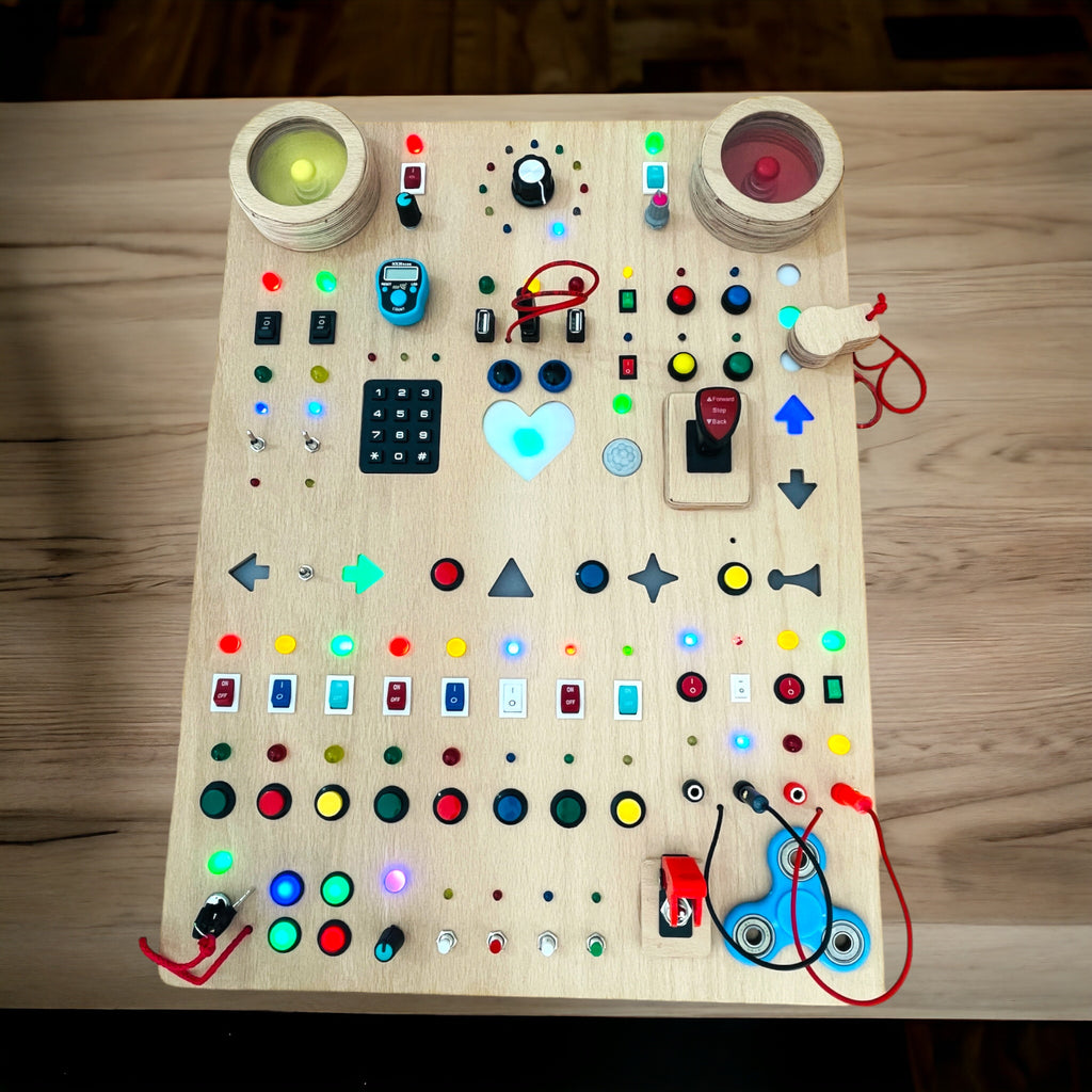 Galaxy the Gigantic Busy Board for Toddlers || Submarine Control Panel