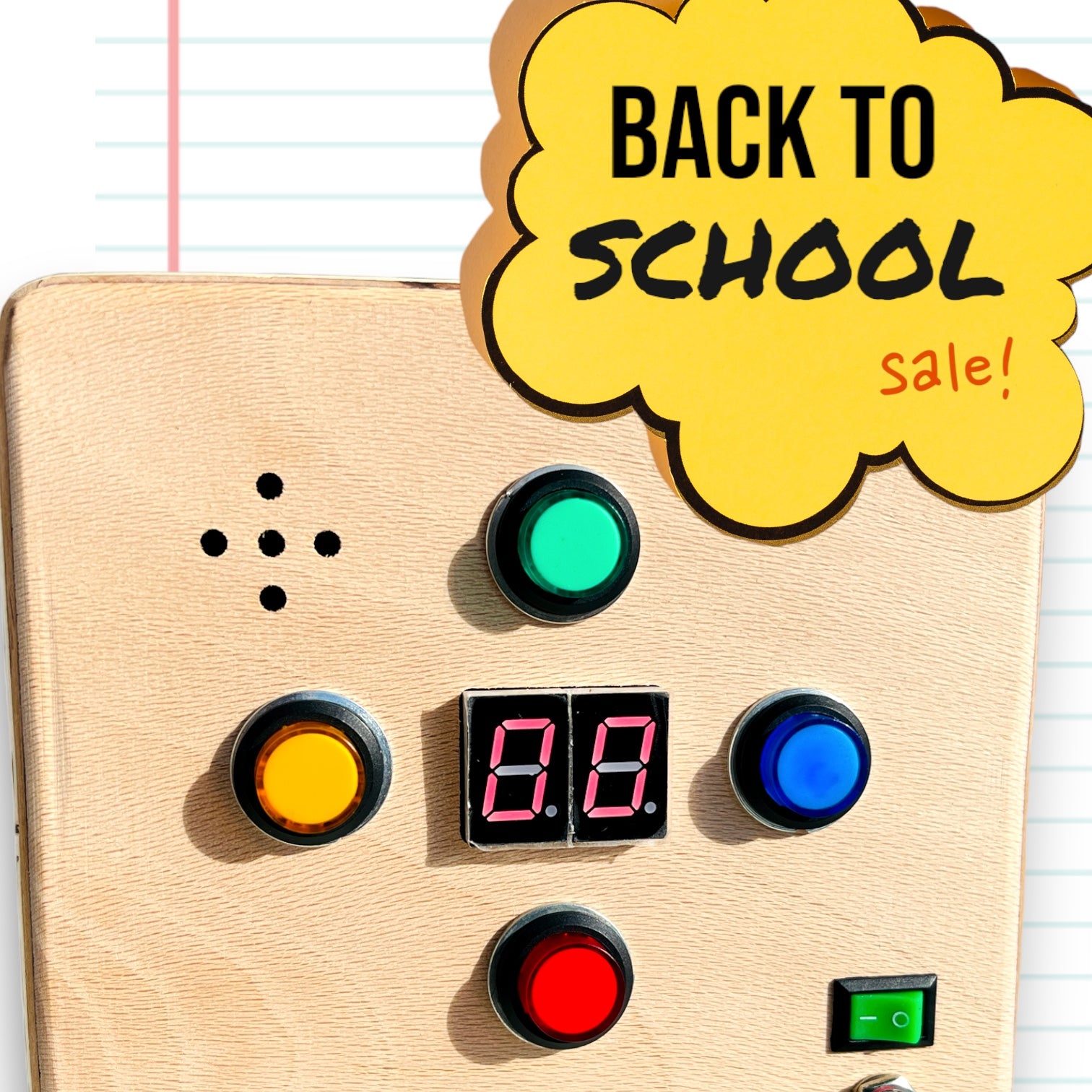 Simon Game Handmade Wooden Montessori Game Toy