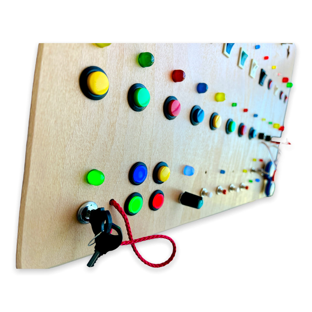 Mega Montessori Baby Toy Wooden Wall Busy Board for Toddlers