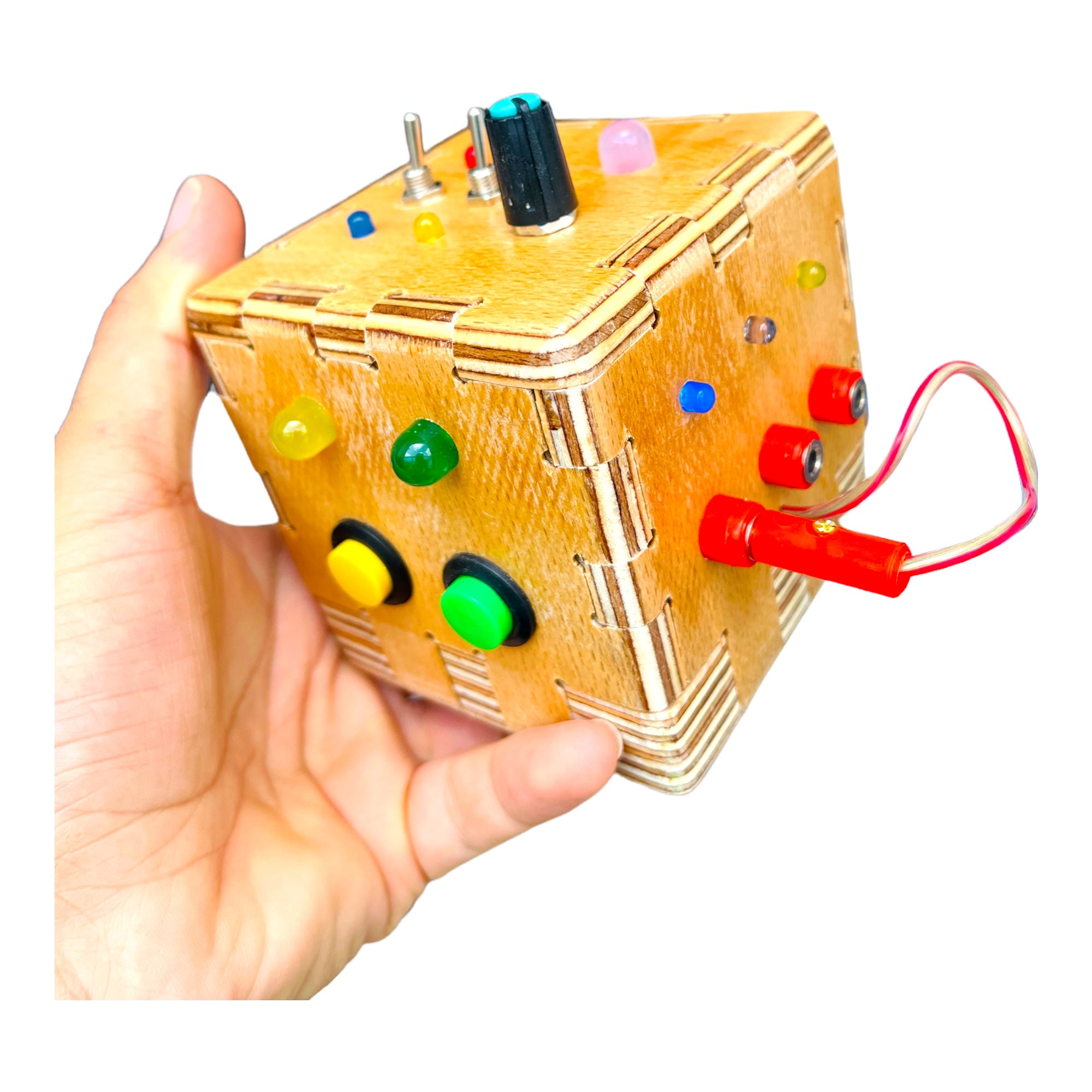 Cube  Handmade Sensory Busy Board