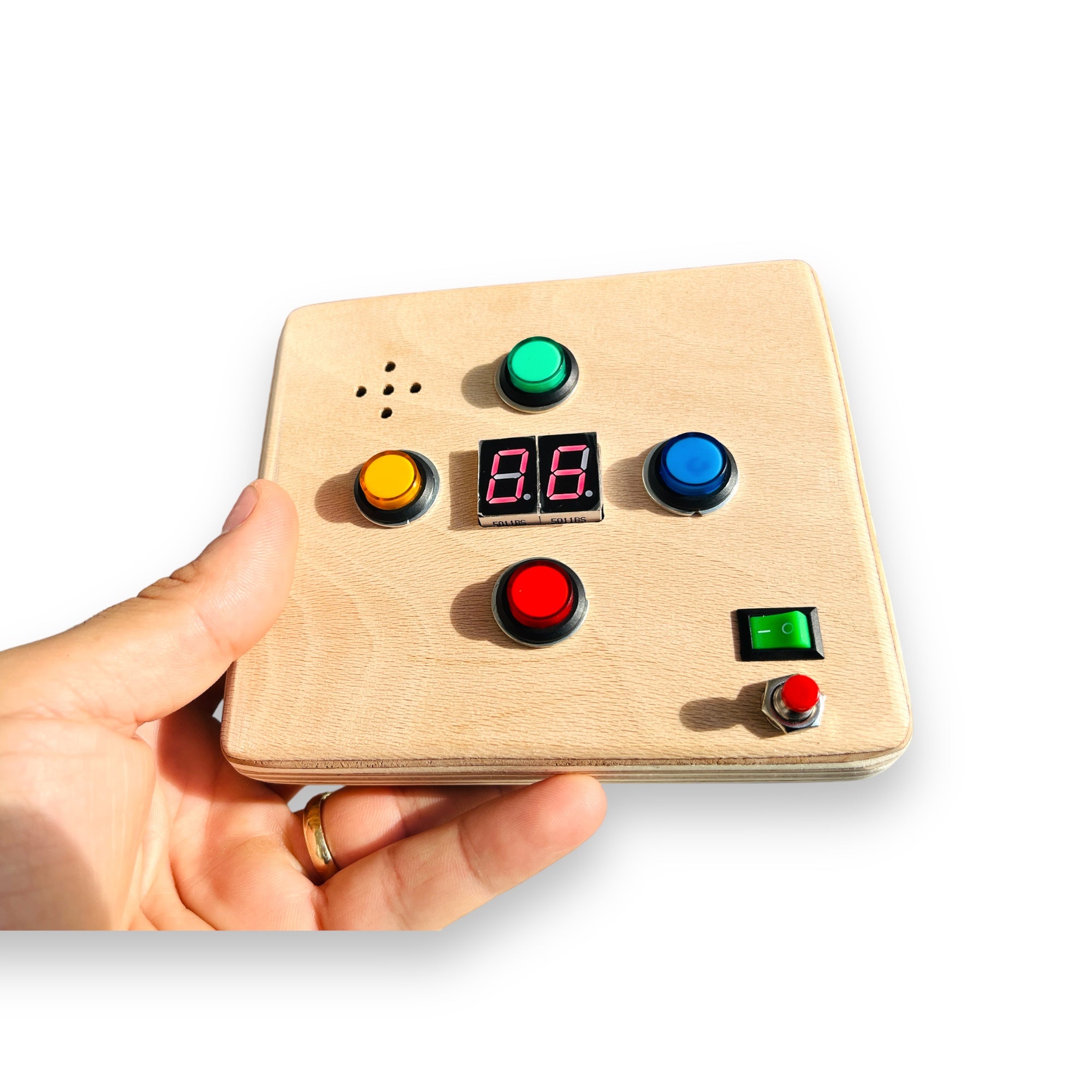 Simon Game Handmade Wooden Montessori Game Toy