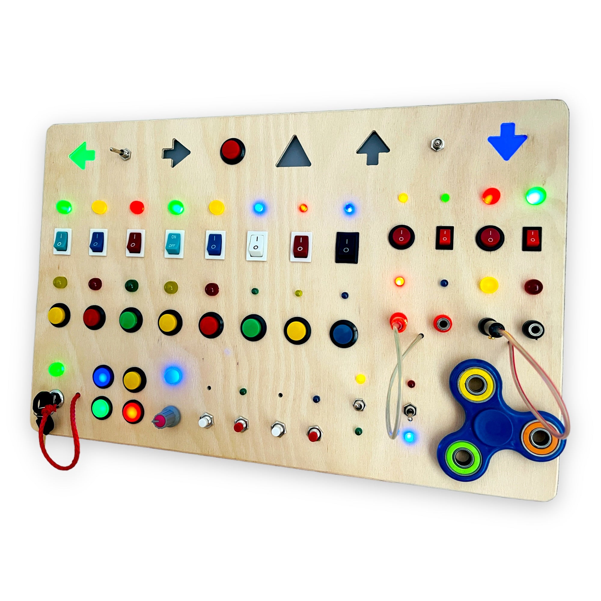 Mega Montessori Baby Toy Wooden Wall Busy Board for Toddlers