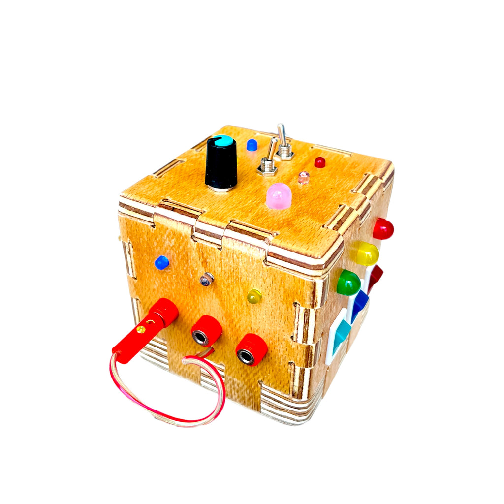 Cube  Handmade Sensory Busy Board
