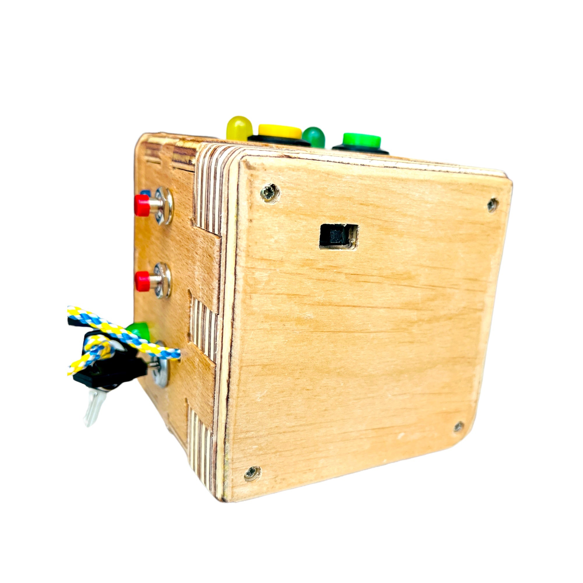 Cube  Handmade Sensory Busy Board