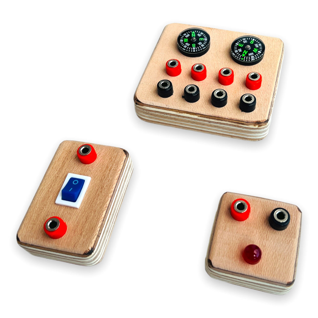 Handmade Wooden Circuit Board: STEM Educational Toy