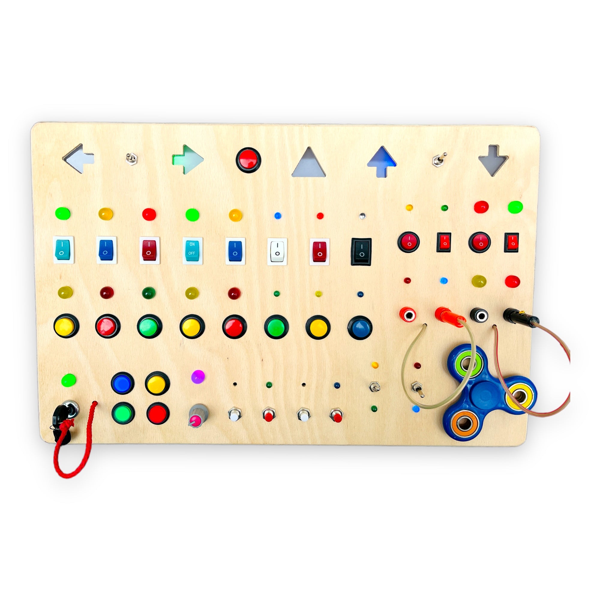 Mega Montessori Baby Toy Wooden Wall Busy Board for Toddlers