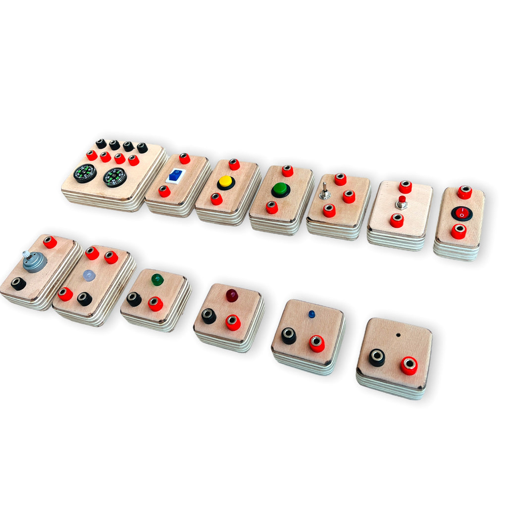 Handmade Wooden Circuit Board: STEM Educational Toy