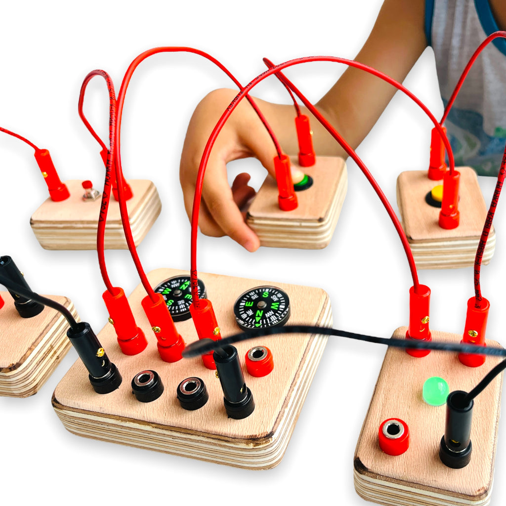 Handmade Wooden Circuit Board: STEM Educational Toy