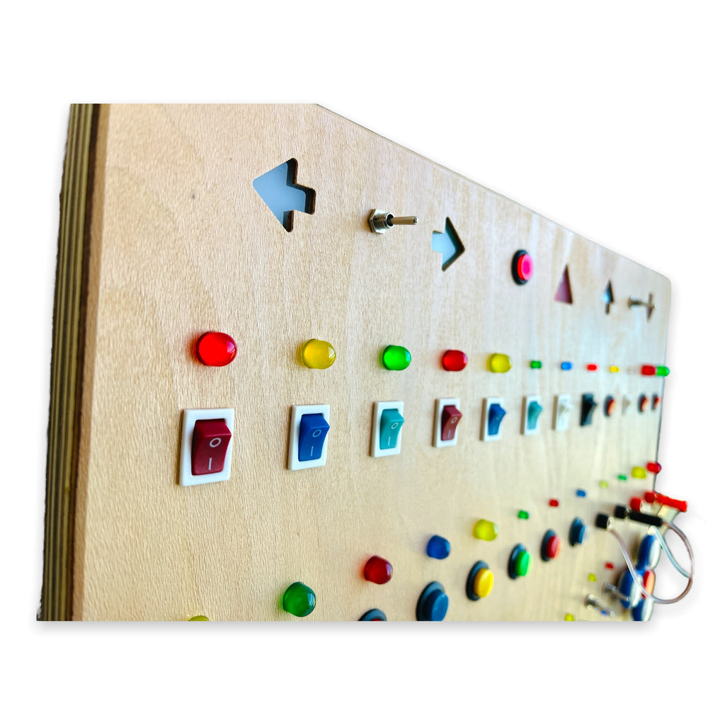 Mega Montessori Baby Toy Wooden Wall Busy Board for Toddlers