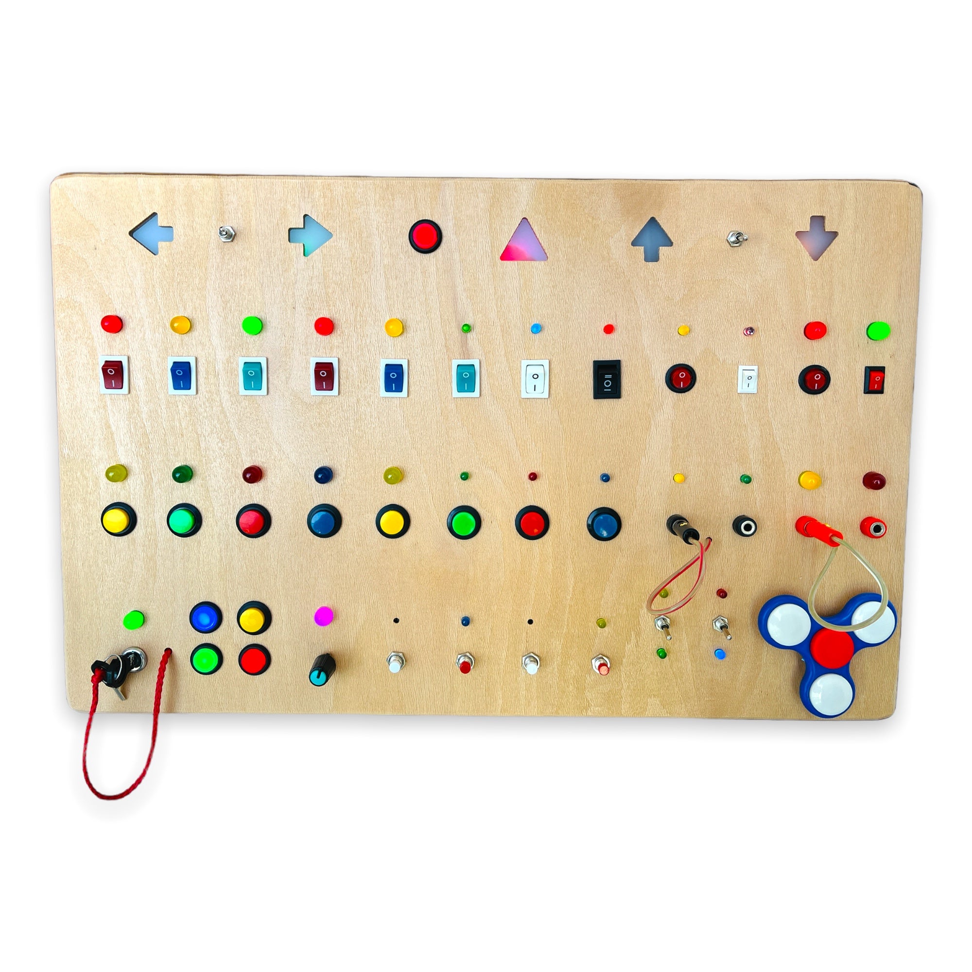 Mega Montessori Baby Toy Wooden Wall Busy Board for Toddlers