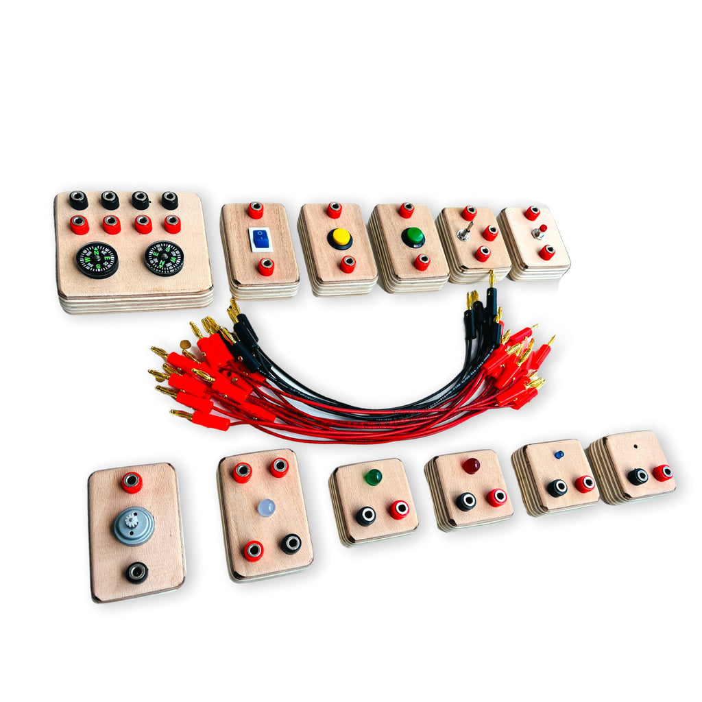 Handmade Wooden Circuit Board: STEM Educational Toy