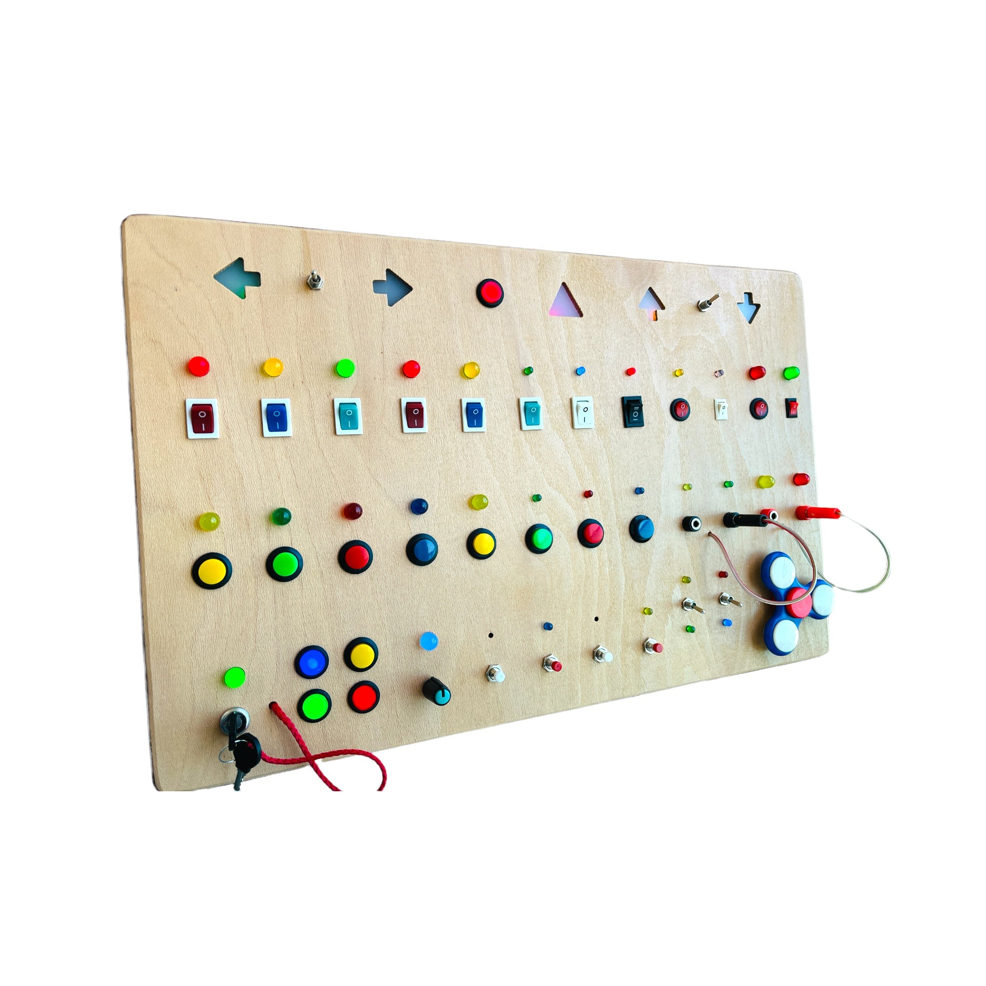 Mega Montessori Baby Toy Wooden Wall Busy Board for Toddlers