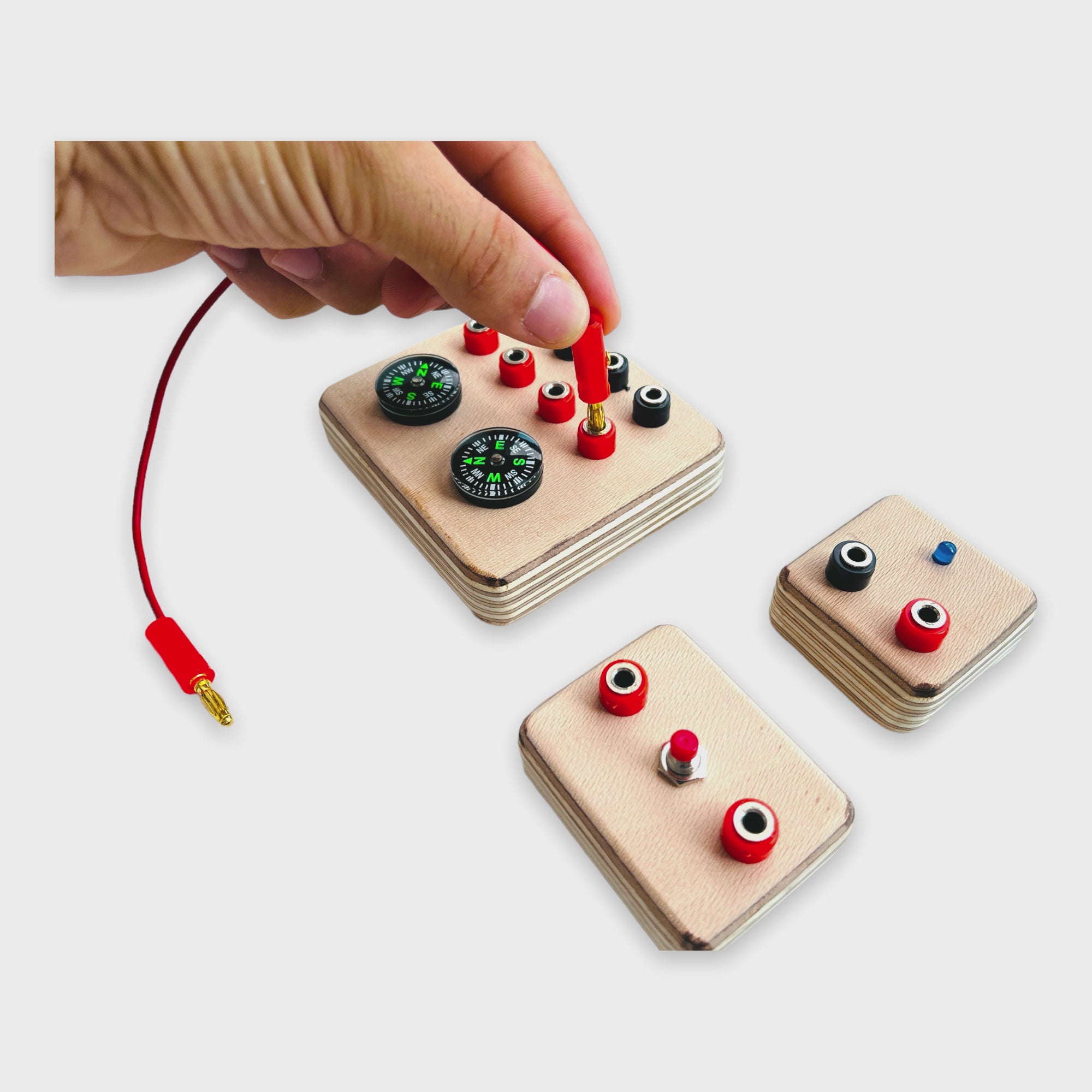Handmade Wooden Circuit Board: STEM Educational Toy